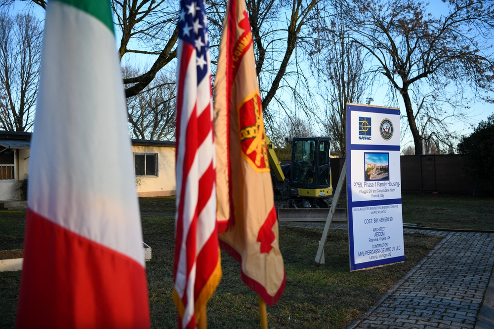 Groundbreaking for $373M Army housing in Italy