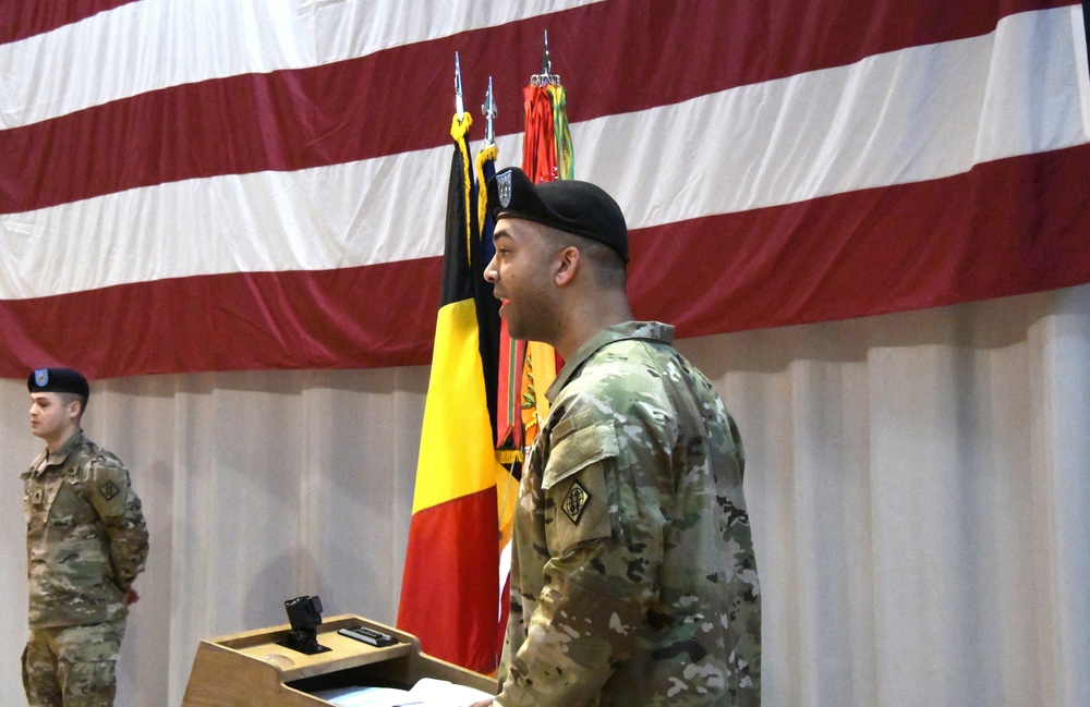 Network Enterprise Center  Belgium Change of Command Ceremony, Nov. 30, 2021.