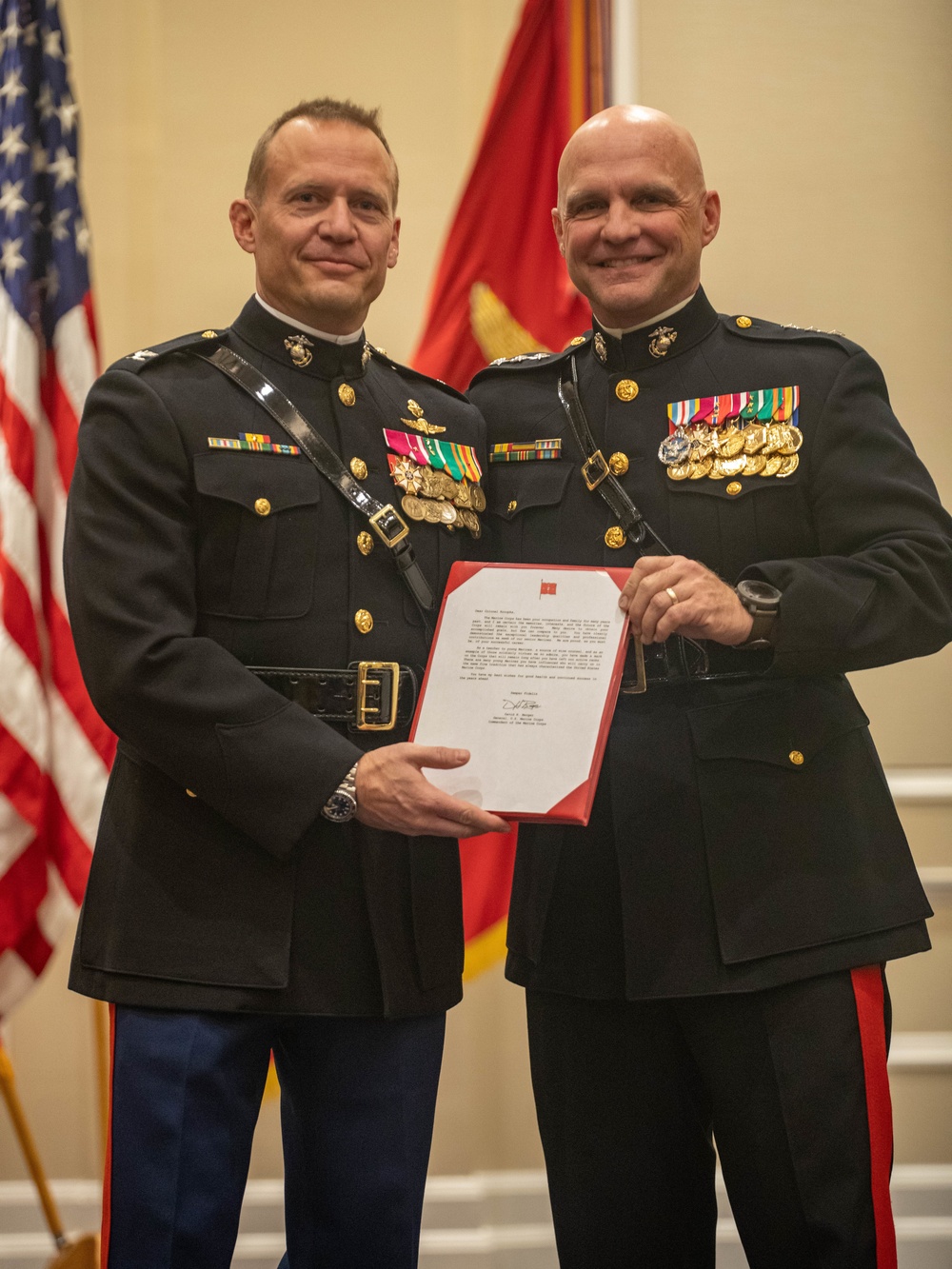 Three U.S. Marine Colonels Retire Together