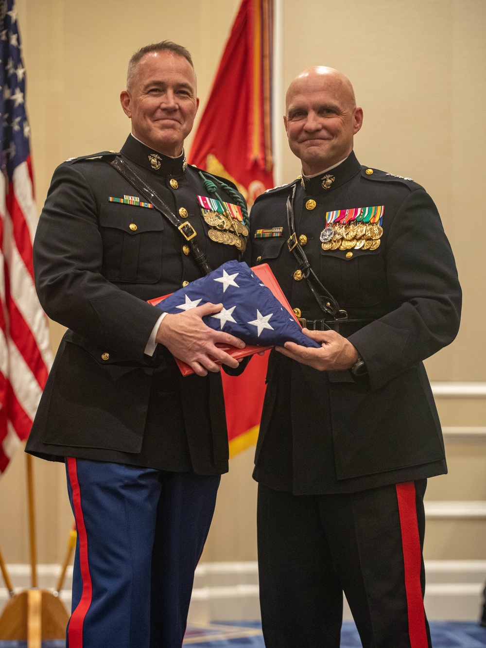 Three U.S. Marine Colonels Retire Together