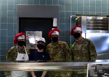 Command Staff Serves Holiday Meal