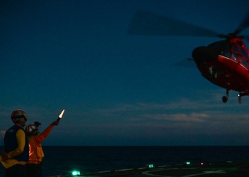 USCGC Thetis night ops