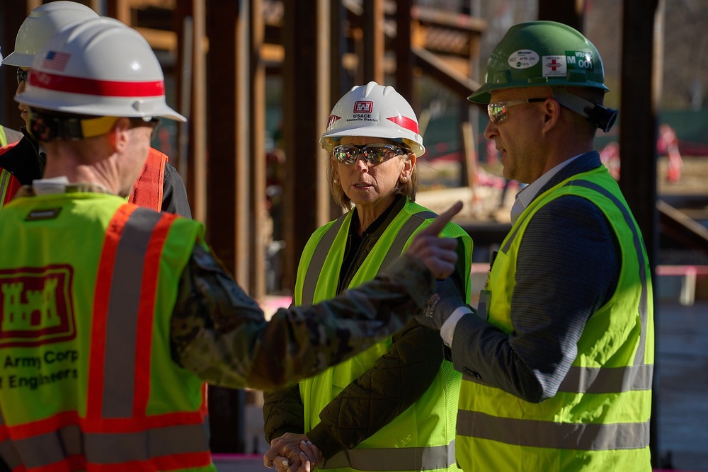 USACE Director of Military Programs Tours Louisville District Projects