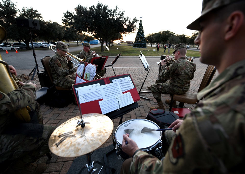 JBSA Lackland lights the base Christmas tree