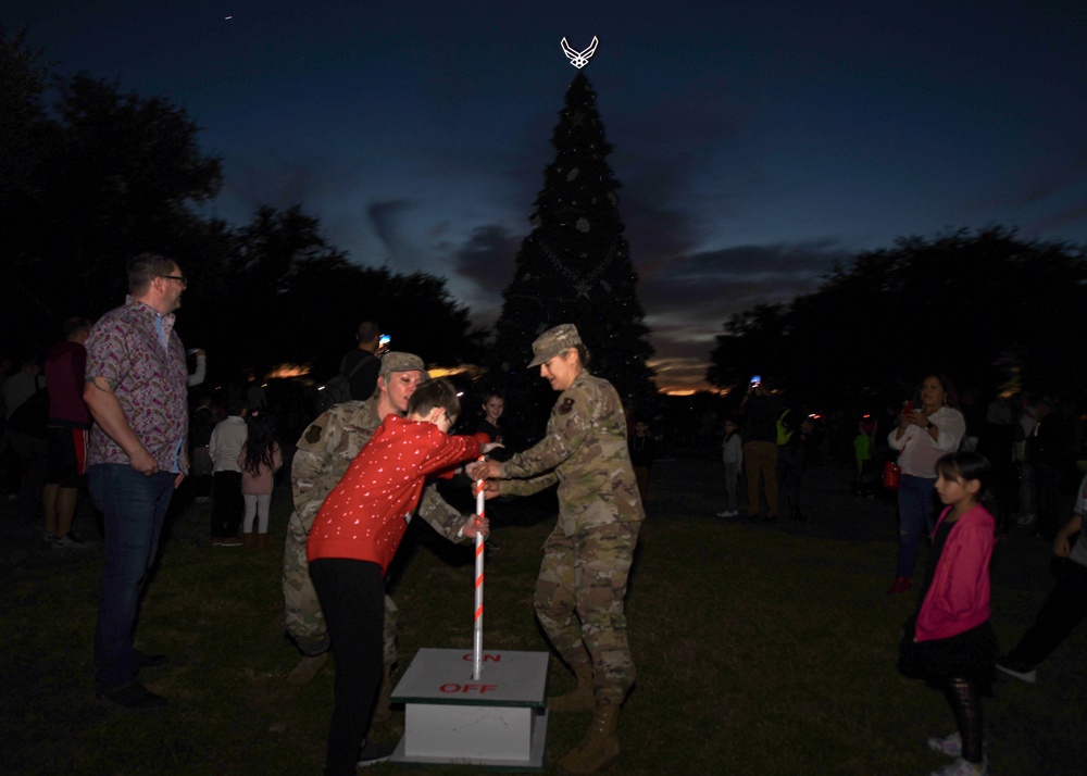 JBSA Lackland lights the base Christmas tree