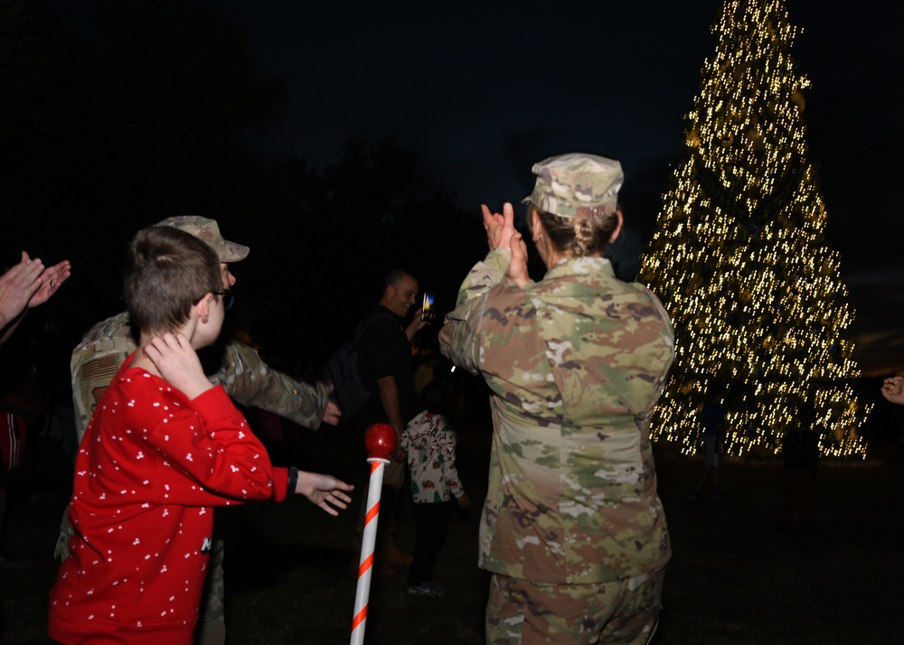 JBSA Lackland lights the base Christmas tree