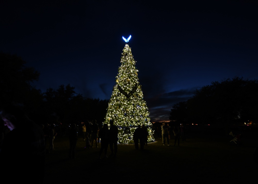 JBSA Lackland lights the base Christmas tree