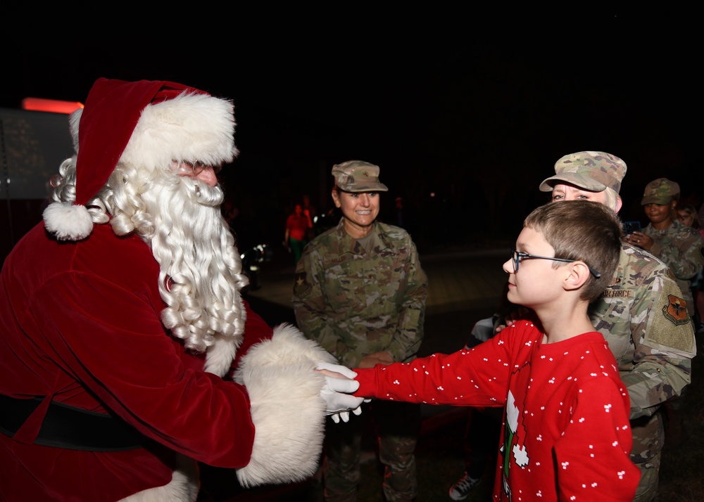 JBSA Lackland lights the base Christmas tree