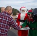 Santa arrives at Marine Corps Air Station New River