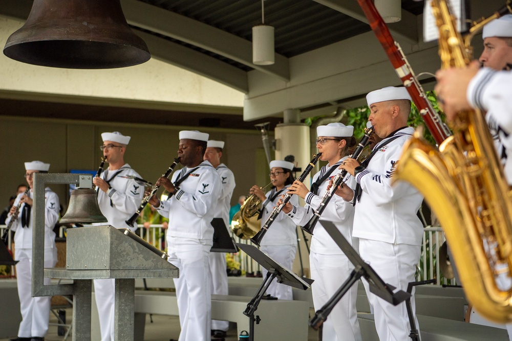 World War II Veterans Attend U.S. Pacific Fleet Band Performance