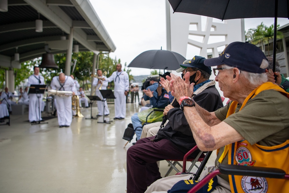 World War II Veterans Attend U.S. Pacific Fleet Band Performance