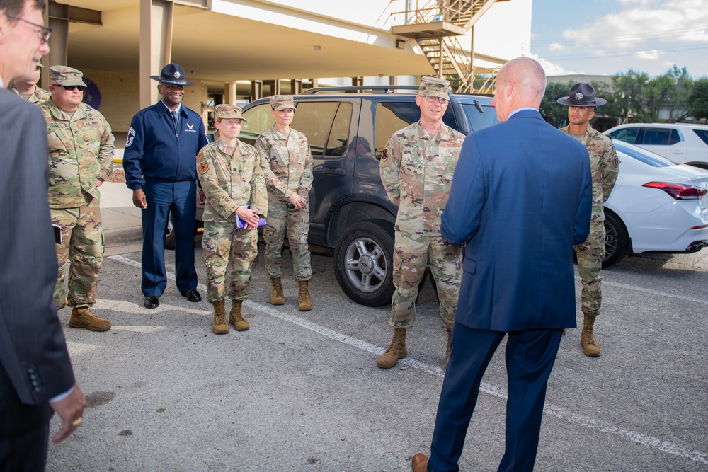 Samuel D. Grable tours 37th TRW-Lackland