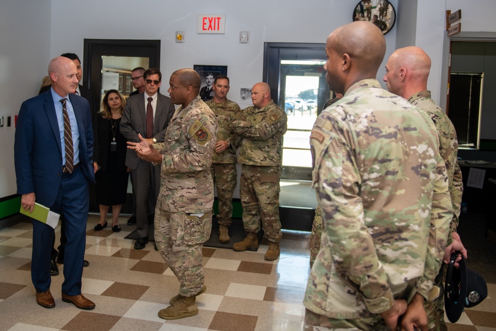 Samuel D. Grable tours 37th TRW-Lackland