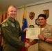 Commander of U.S. Naval Forces Southern Command/U.S. 4th Fleet Awards IANTN Medal to Member of his Staff