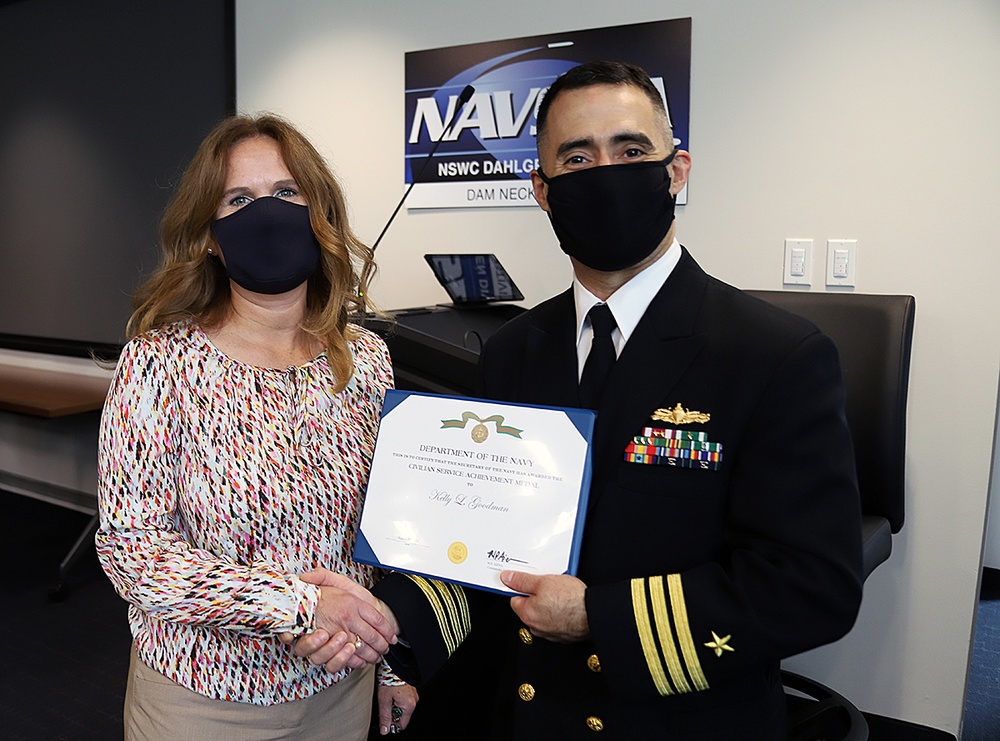 NSWCDD DNA Navy Civilian Service Achievement Medal
