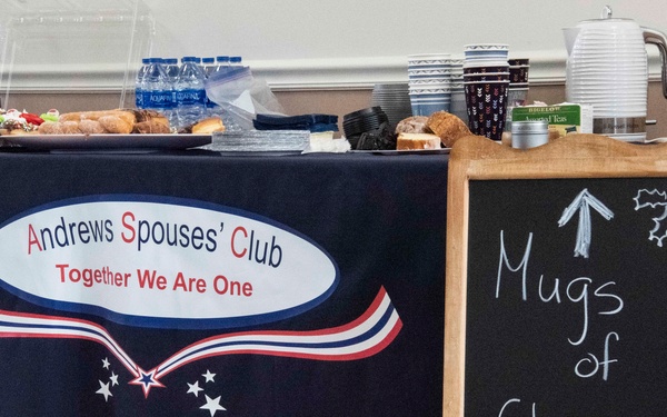 Andrews Spouses’ Club gives Airmen in dorms Mugs of Cheers