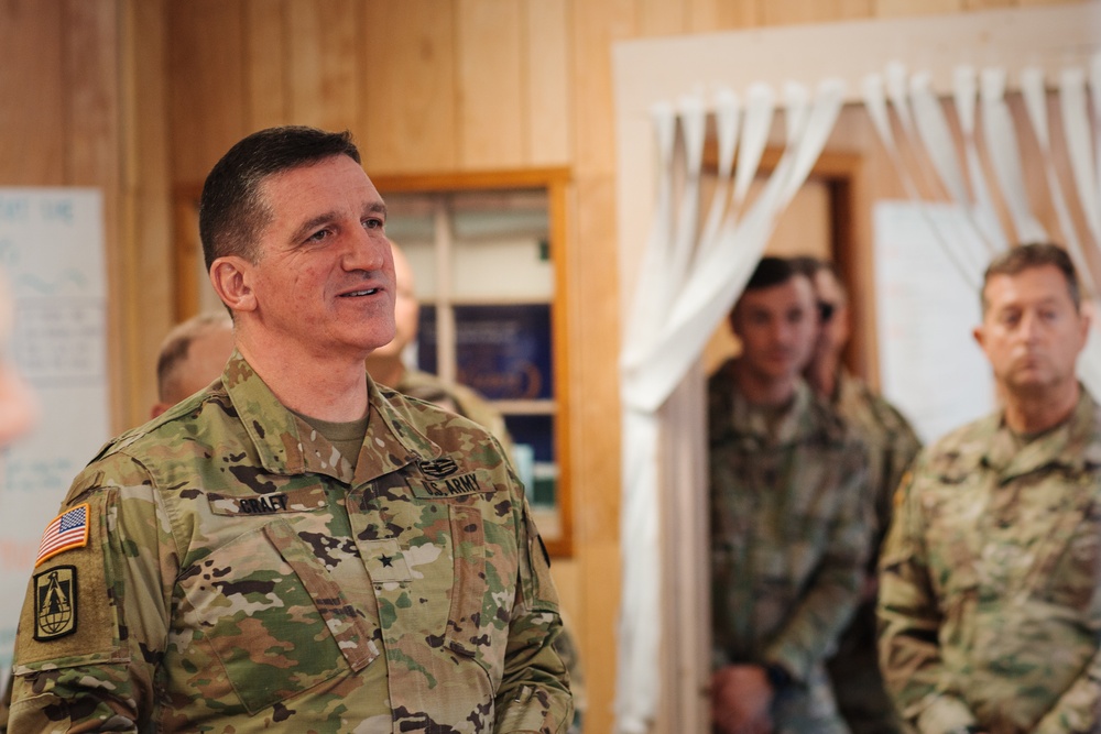 U.S. Army Brig. Gen. Paul Craft tours Fort Pickett