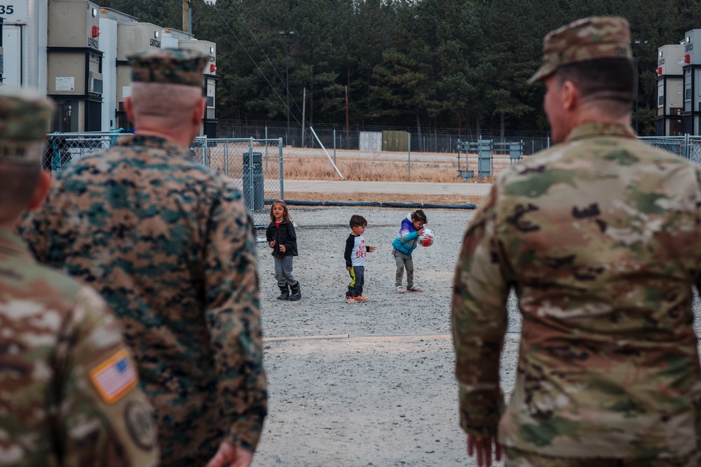 U.S. Army Brig. Gen. Paul Craft tours Fort Pickett