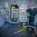USS Sioux City Sailor Prepares a Heaving Line During Sea and Anchor Detail
