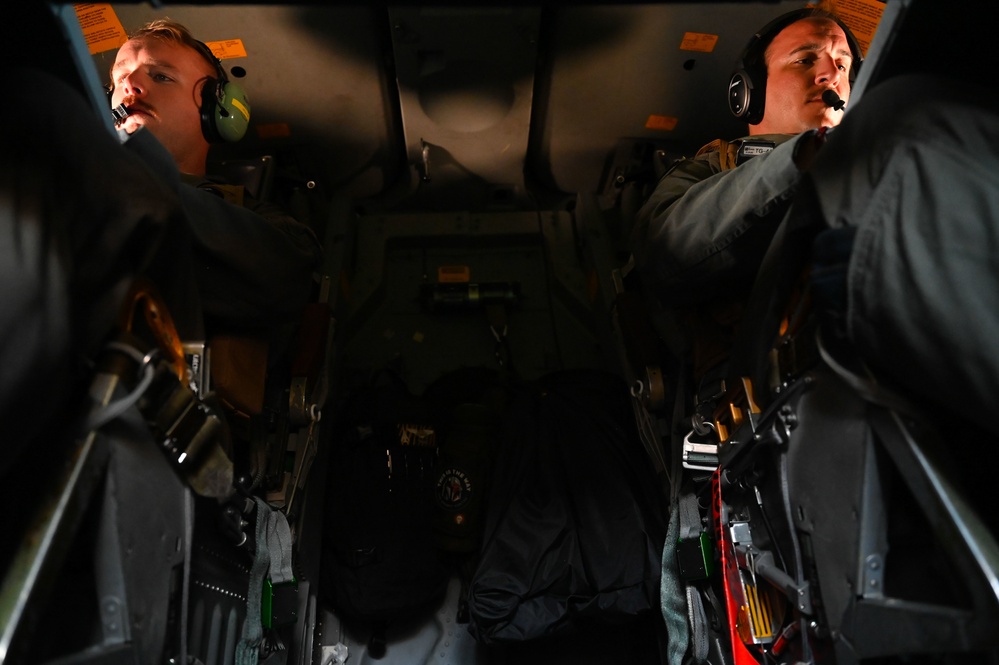 B-1B's Launch from Diego Garcia