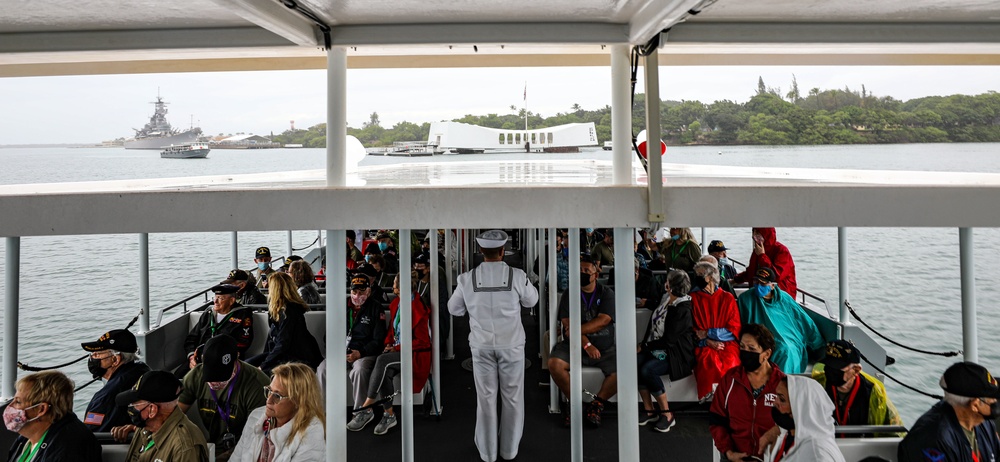 World War II Veterans Tour Pearl Harbor During 80th Anniversary Pearl Harbor Remembrance