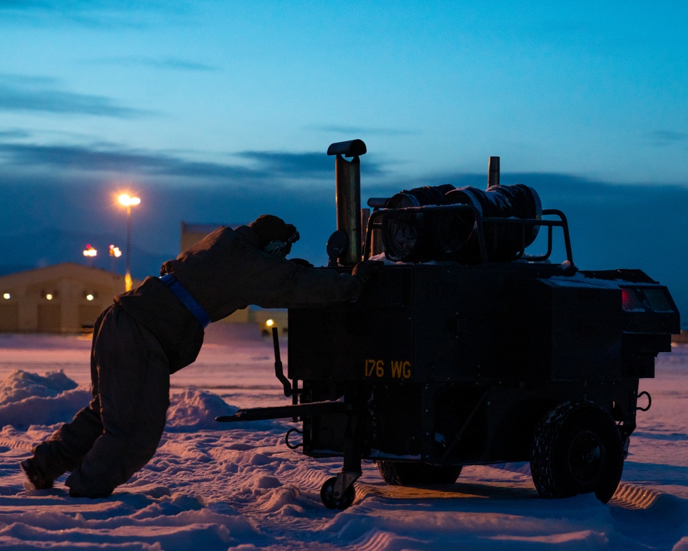 517th Airlift Squadron prepares for training sortie