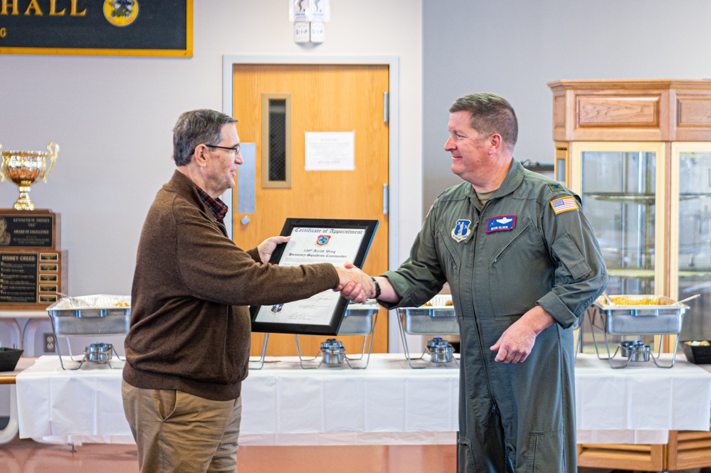 The 180th Airlift Squadron has a new Honorary Commander