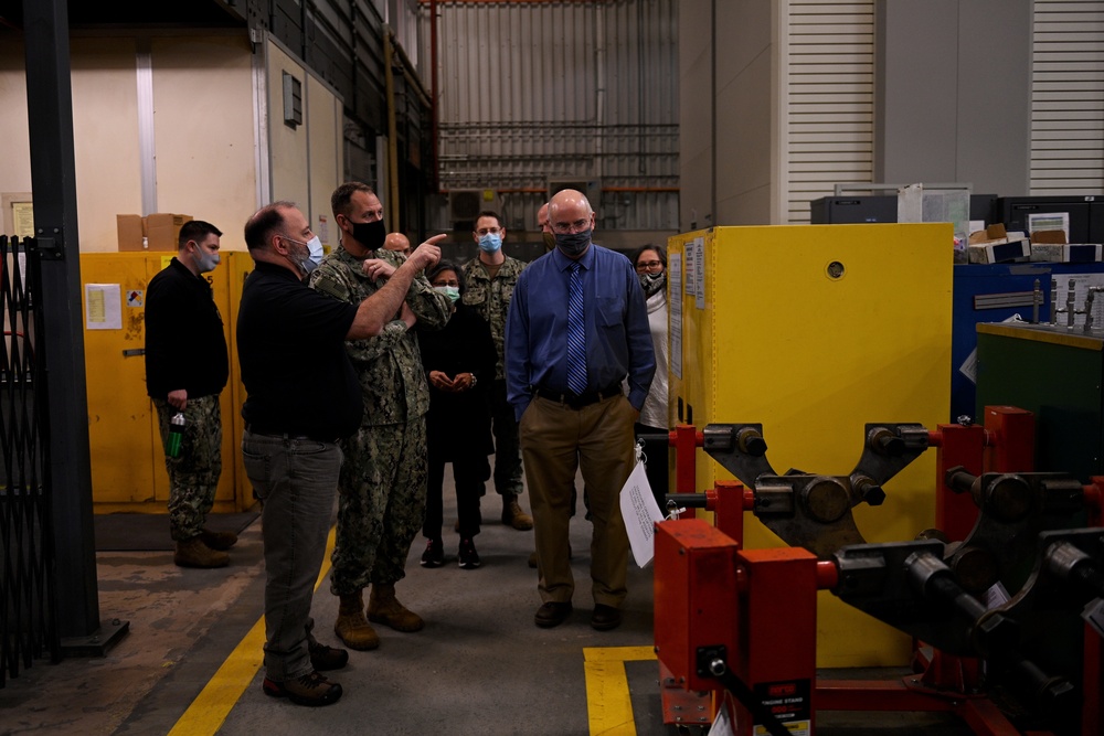 STRATCOM Visits Trident Refit Facility Bangor