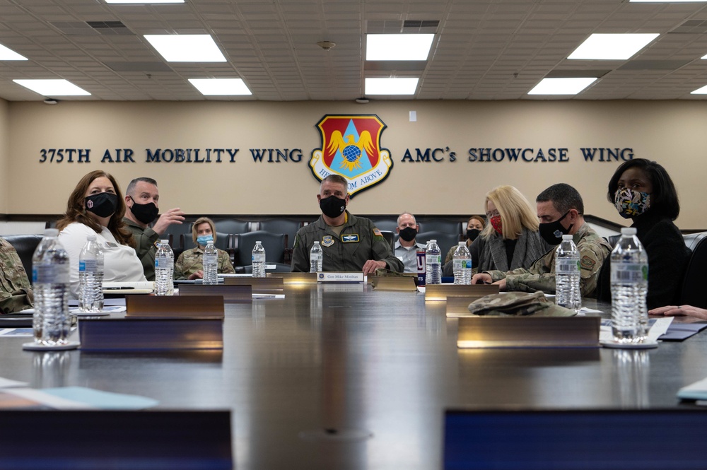 Air Mobility Command commander visits 375th Air Mobility Wing