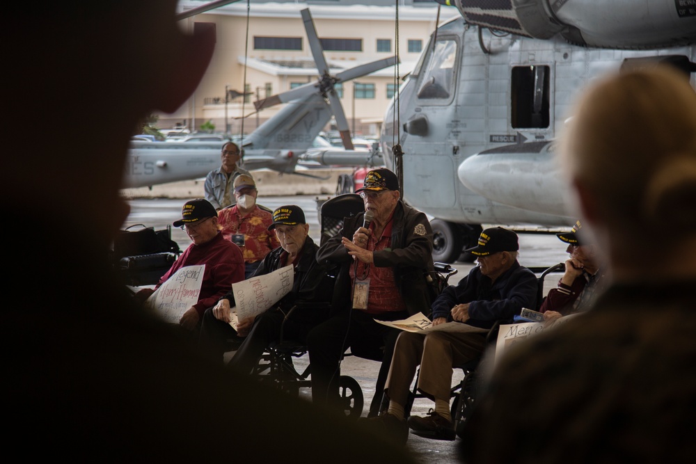 World War II Veterans Visit Marine Aircraft Group 24