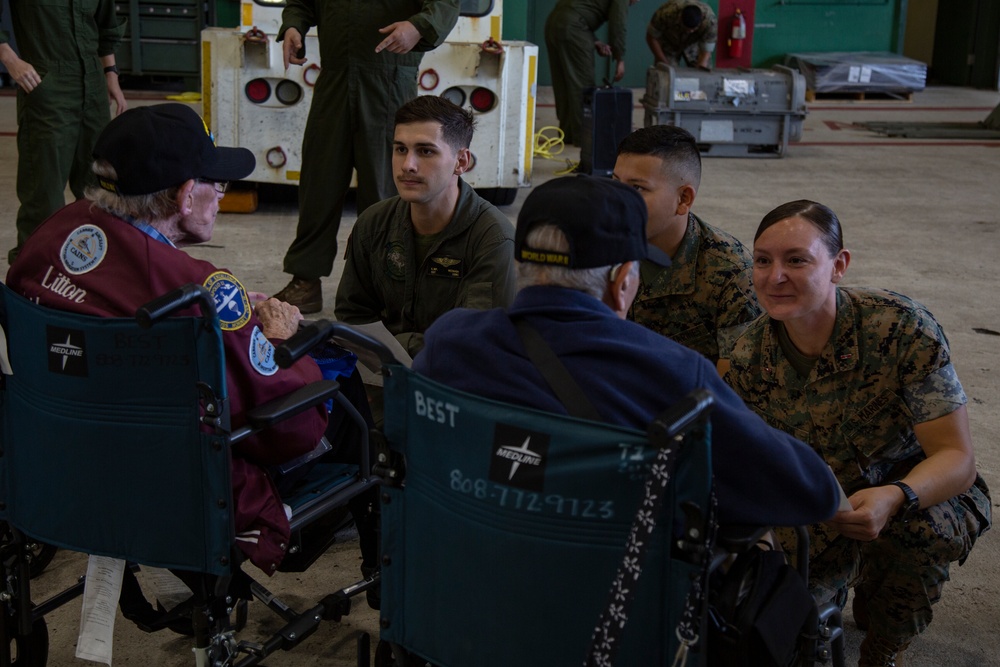 World War II Veterans Visit Marine Aircraft Group 24