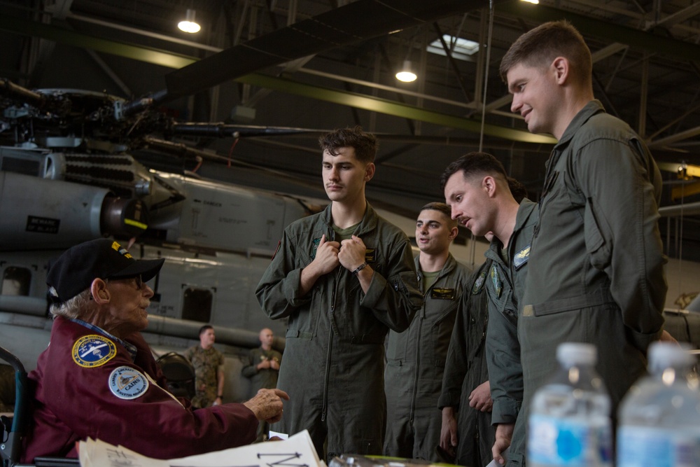 World War II Veterans Visit Marine Aircraft Group 24