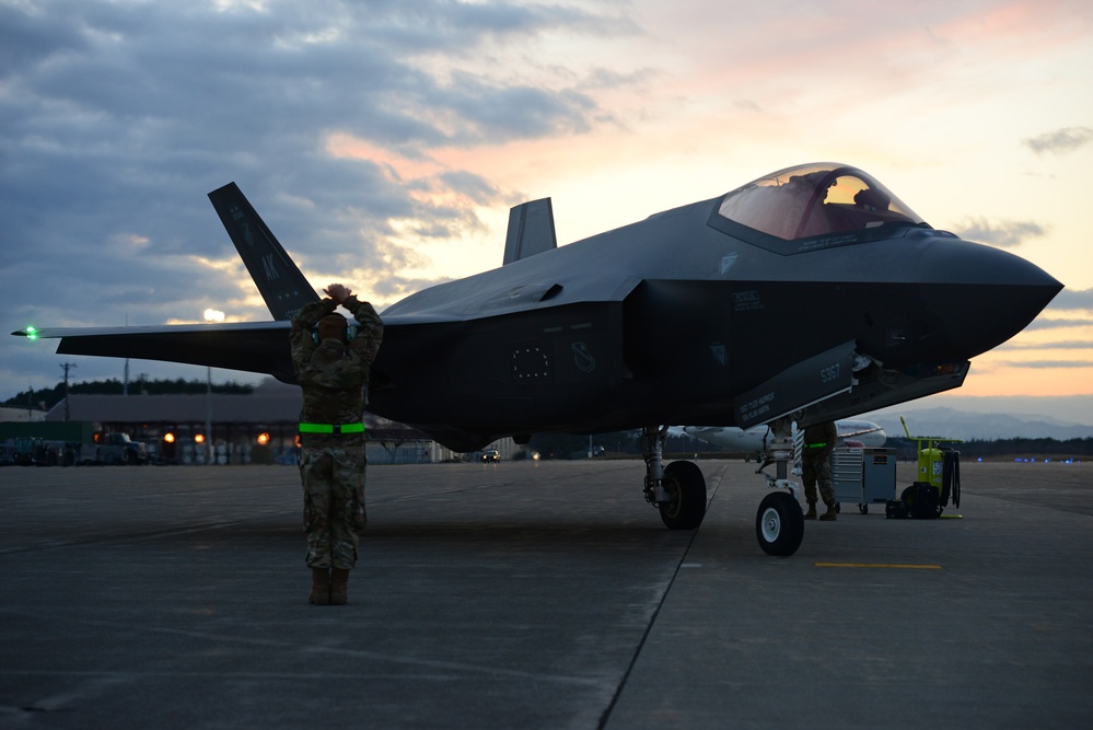 U.S. Air Force F-35’s arrive in Misawa