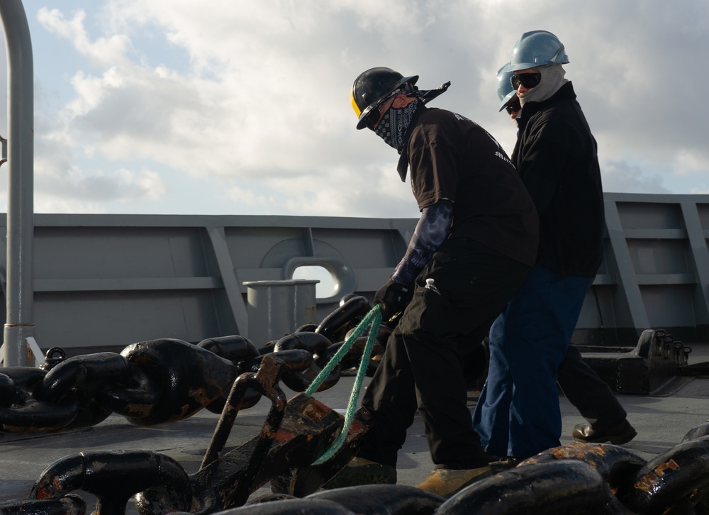 USS Frank Cable Arrives in Okinawa, Japan