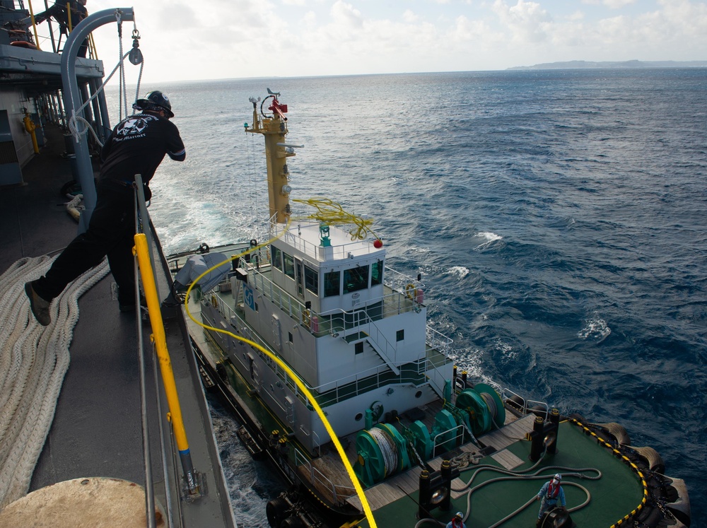 USS Frank Cable Arrives in Okinawa, Japan