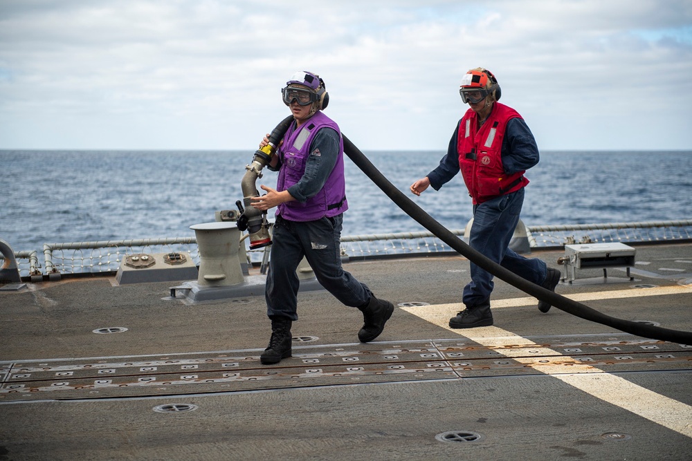 USS Sampson Flight Ops