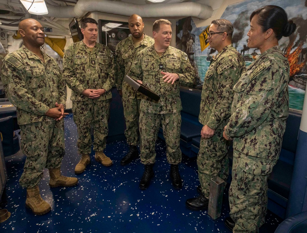 USS Dewey Receives USS Arizona Relic