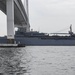 USS Frank Cable Transits Under the Yokohama Bay Bridge