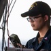 USS Charleston Sailor Conducts Maintenance on GPS