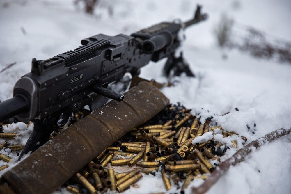 ‘Burts Knights’ conduct a multi-company live-fire exercise at Camp Ādaži, Latvia