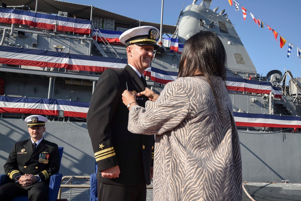 USS Warrior Change of Command Ceremony