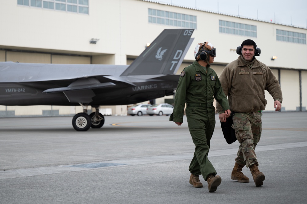 354th AEW integrate with VMFA-242 during Operation IRON DAGGER