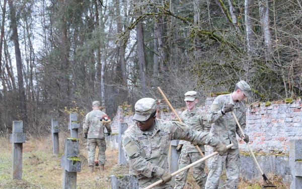 1ABCT Soldiers honor the fallen in Hohenfels