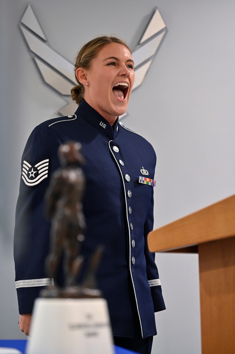 CSAF Brown presents 2019 Koren Kolligian Jr. Trophy