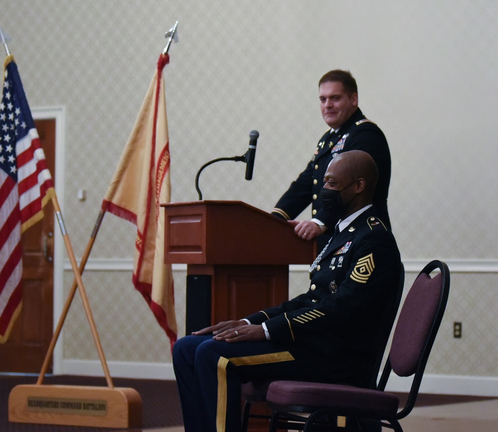 USAG Meade celebrates 1st Sgt. Nichardo Smith's retirement