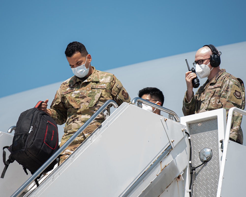 Task Force Liberty welcomes vulnerable Afghans to Joint Base MDL