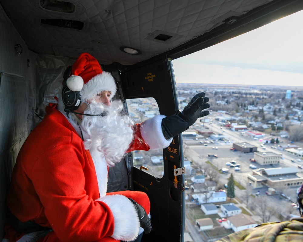 Santa's Flight With 54th Helicopter Squadron