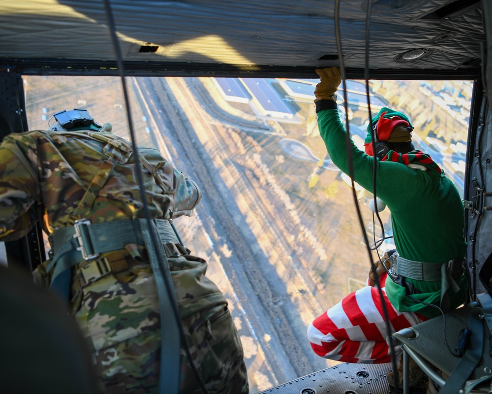 Santa's Flight With 54th Helicopter Squadron