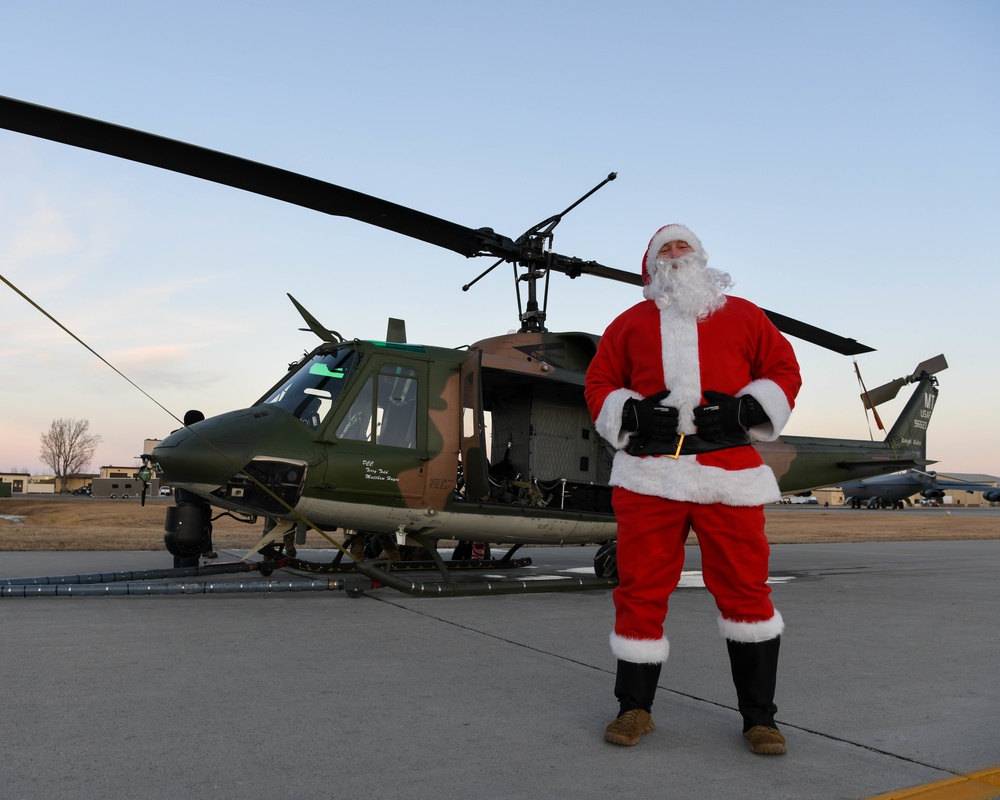 Santa's Flight With 54th Helicopter Squadron