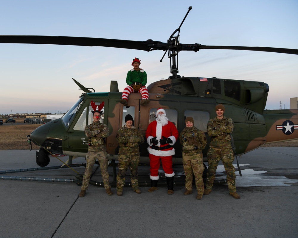 Santa's Flight With 54th Helicopter Squadron